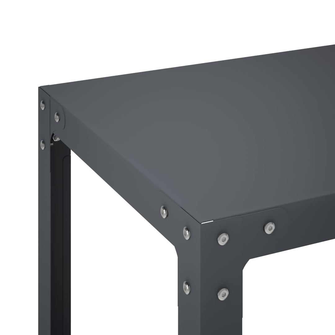 Plantebord 60 x 40 x 80 cm Pulverlakeret stål Antracit