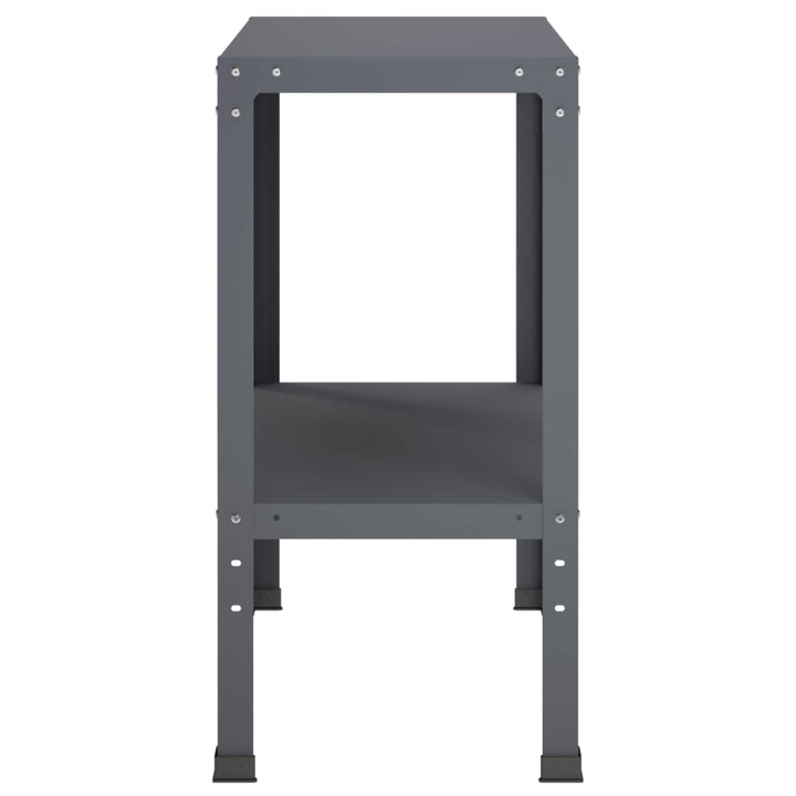 Plantebord 60 x 40 x 80 cm Pulverlakeret stål Antracit