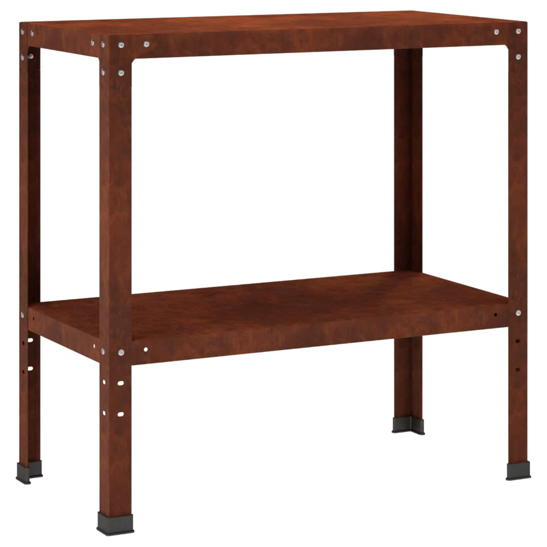 Plantebord 60 x 40 x 80 cm Cortenstål Rusten