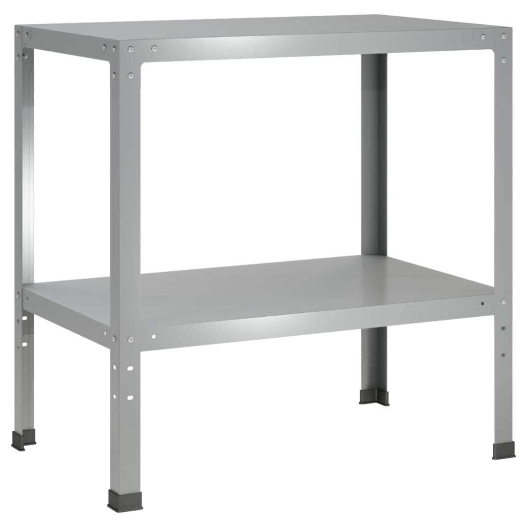 Plantebord 100 x 50 x 80 cm Galvaniseret stål Sølv