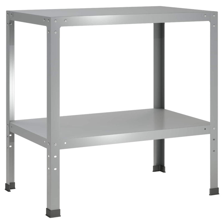 Plantebord 100 x 50 x 80 cm Galvaniseret stål Sølv