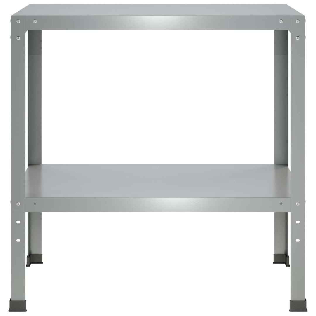Plantebord 80 x 50 x 80 cm Galvaniseret stål Sølv