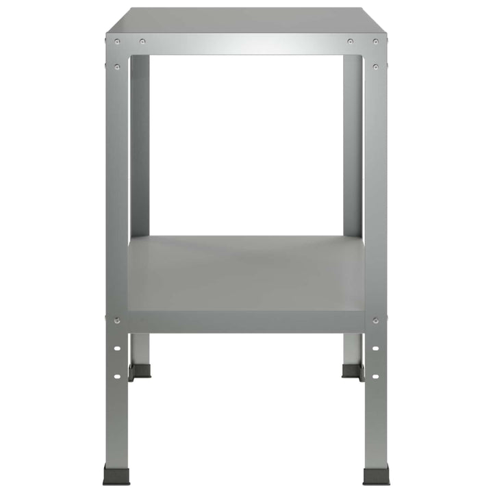 Plantebord 80 x 50 x 80 cm Galvaniseret stål Sølv