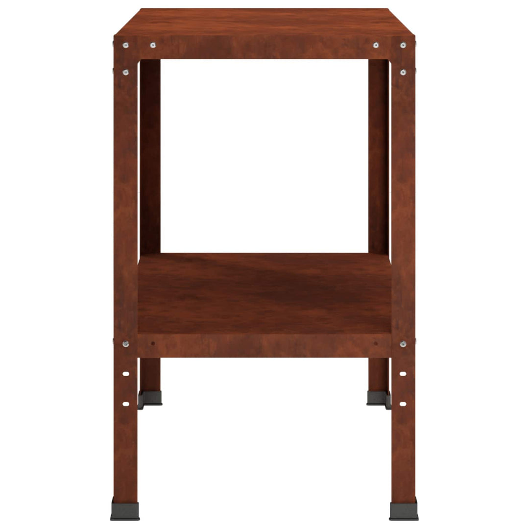 Plantebord 80 x 50 x 80 cm Cortenstål Rusten