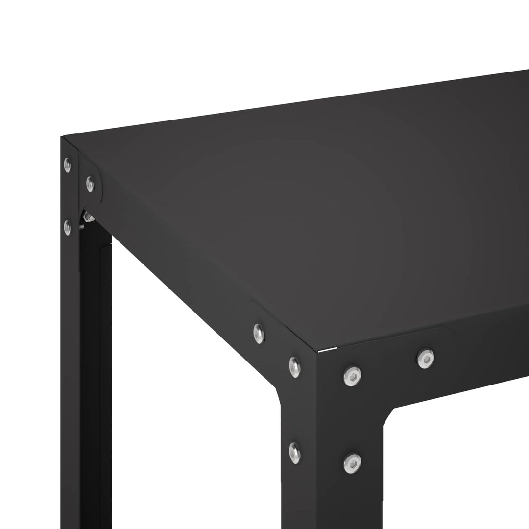 Plantebord 60 x 50 x 80 cm Pulverlakeret stål Sort