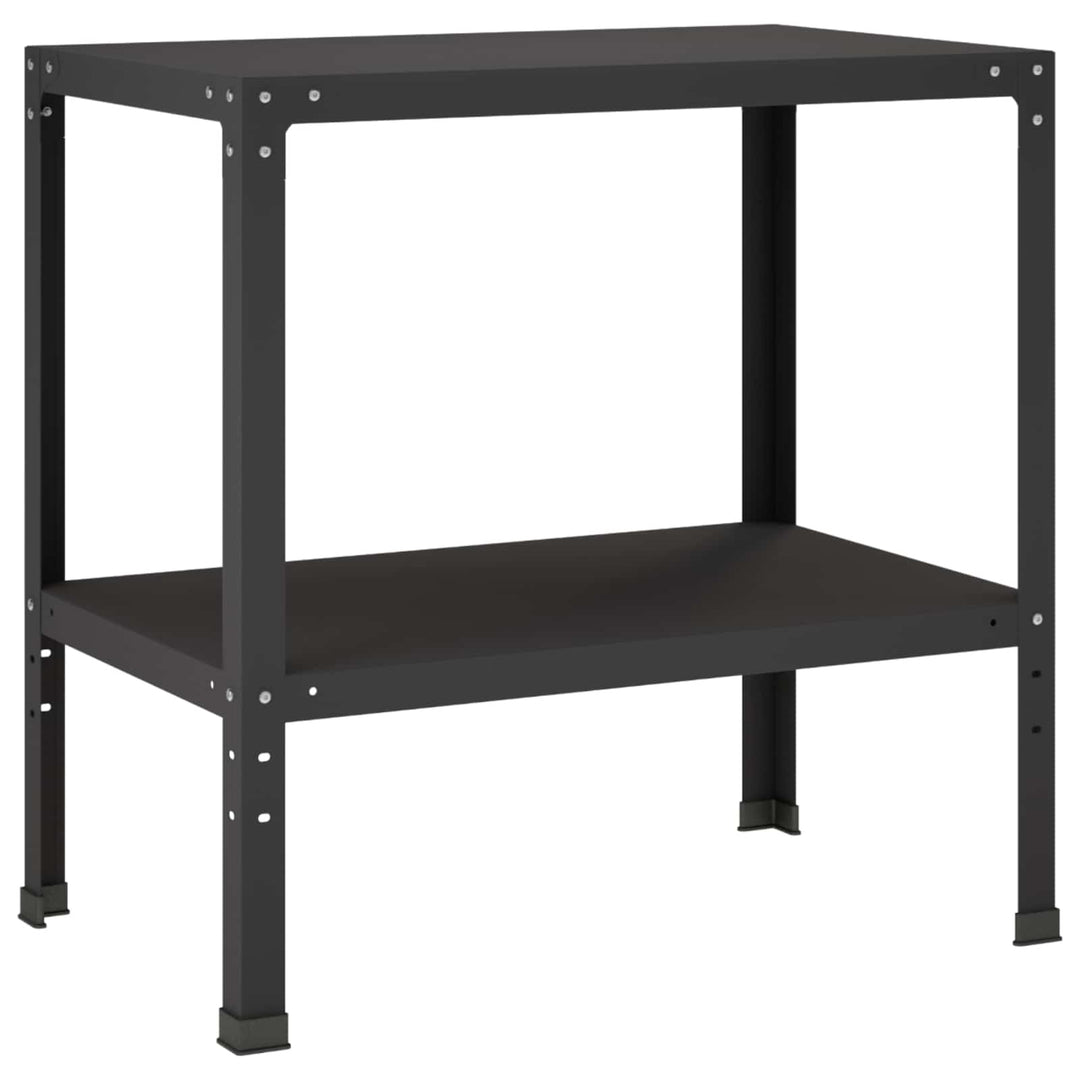 Plantebord 60 x 50 x 80 cm Pulverlakeret stål Sort