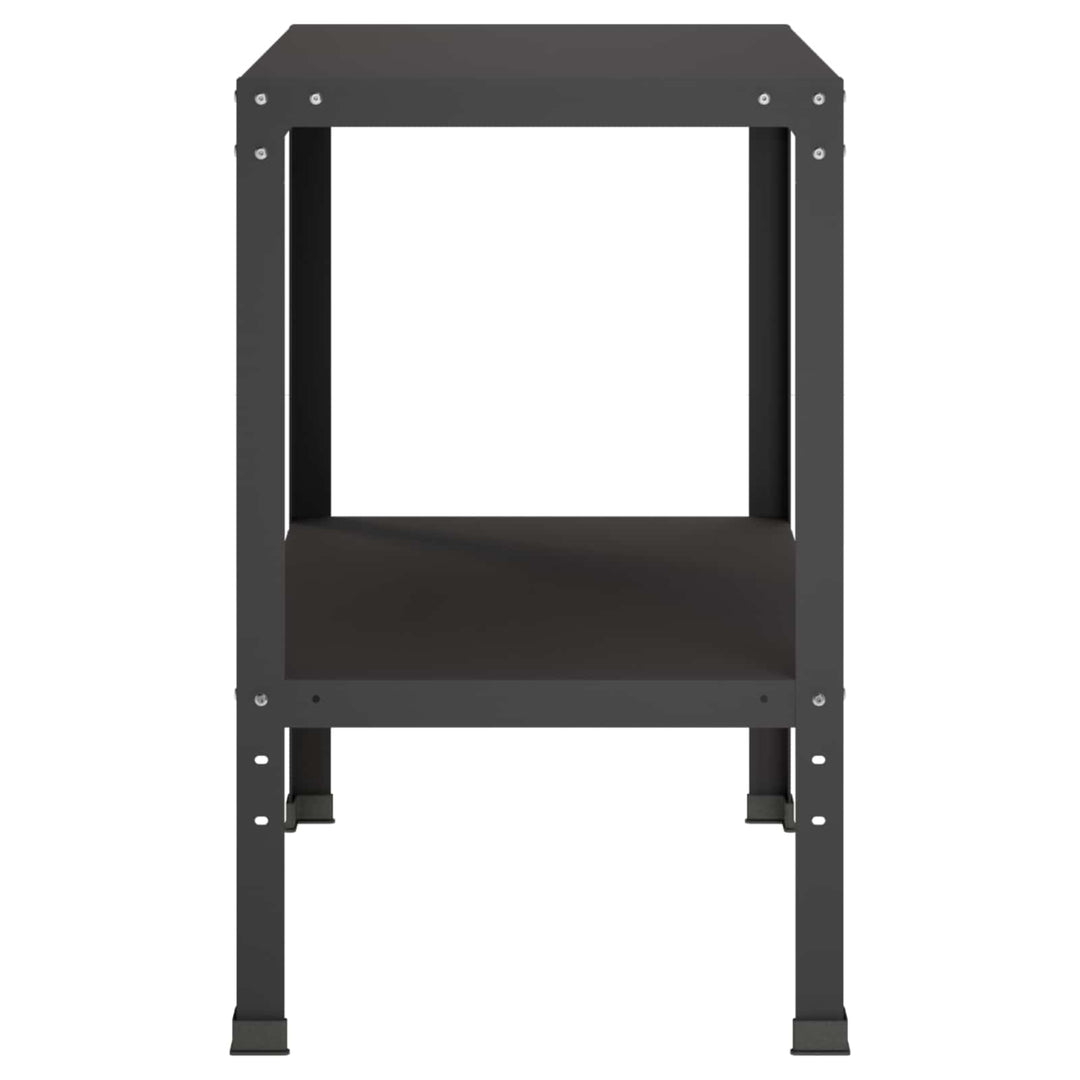 Plantebord 60 x 50 x 80 cm Pulverlakeret stål Sort