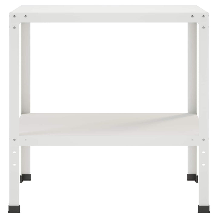 Plantebord 60 x 50 x 80 cm Pulverlakeret stål Hvid