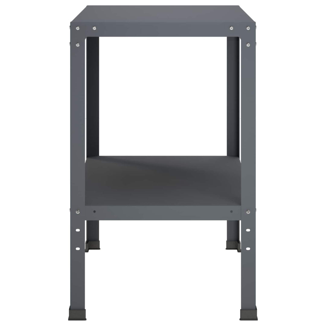 Plantebord 60 x 50 x 80 cm Pulverlakeret stål Antracit