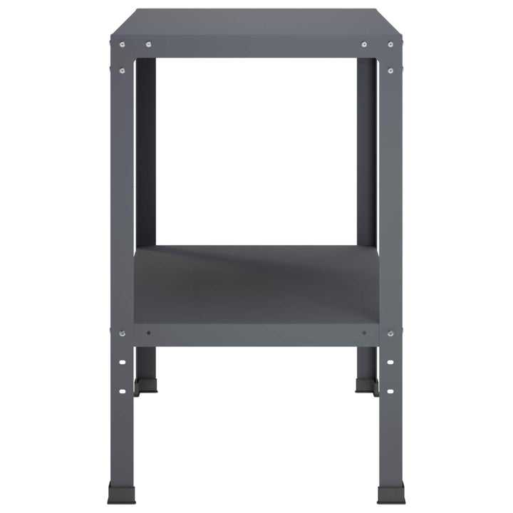 Plantebord 60 x 50 x 80 cm Pulverlakeret stål Antracit