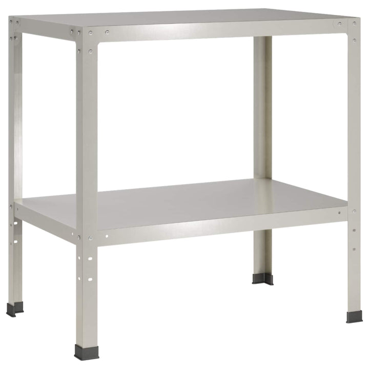 Plantebord 60 x 50 x 80 cm Rustfrit stål Sølv