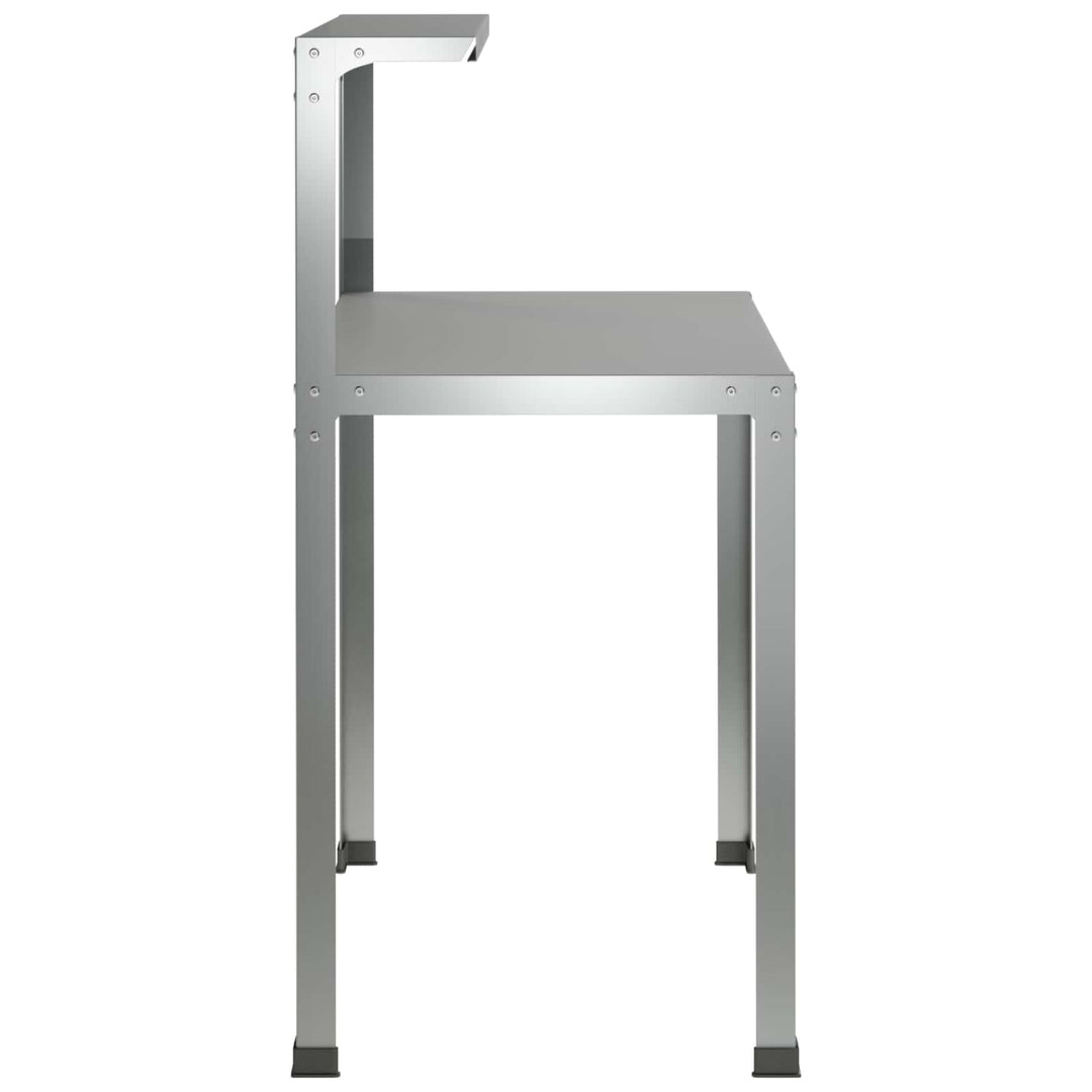Plantebord 100 x 50 x 104 cm Galvaniseret stål Sølv