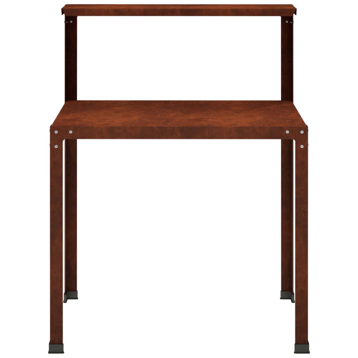 Plantebord 100 x 50 x 104 cm Cortenstål Rusten