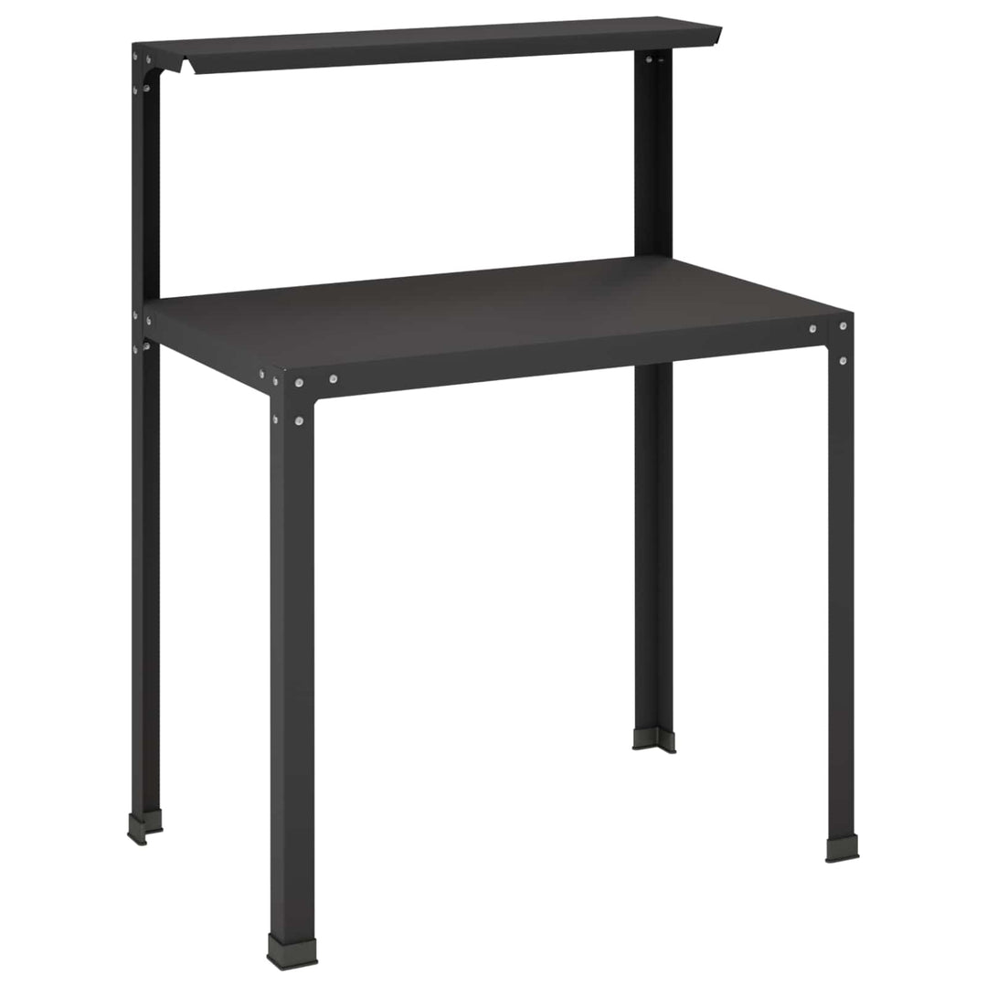 Plantebord 80 x 50 x 104 cm Pulverlakeret stål Sort