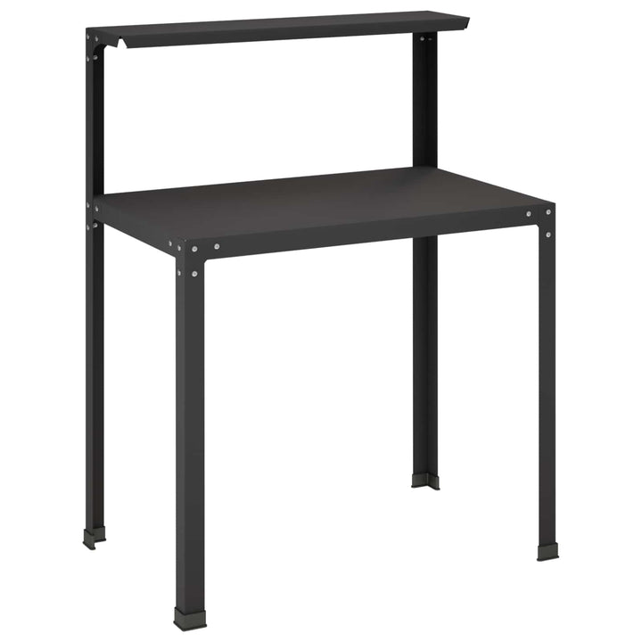 Plantebord 80 x 50 x 104 cm Pulverlakeret stål Sort