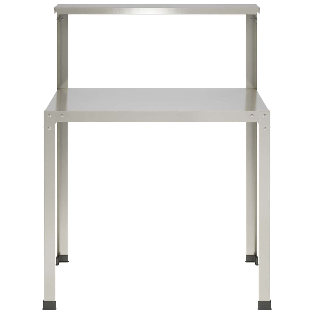 Plantebord 80 x 50 x 104 cm Rustfrit stål Sølv