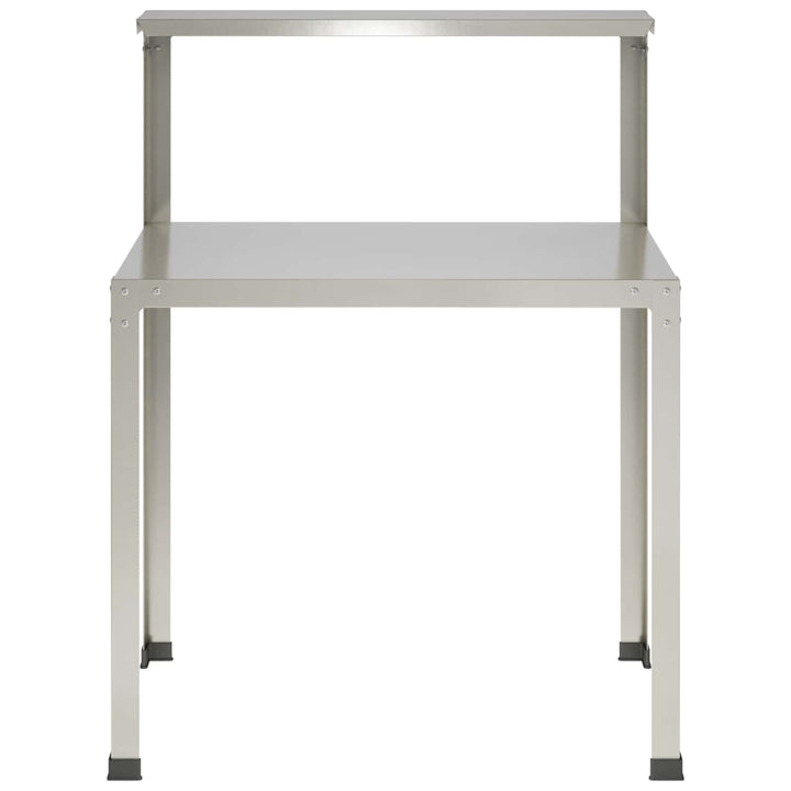Plantebord 80 x 50 x 104 cm Rustfrit stål Sølv