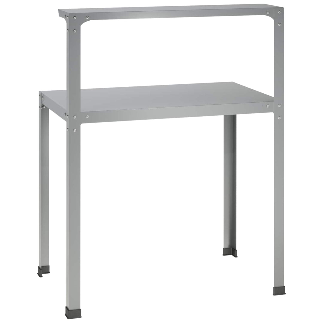 Plantebord 80 x 50 x 104 cm Galvaniseret stål Sølv