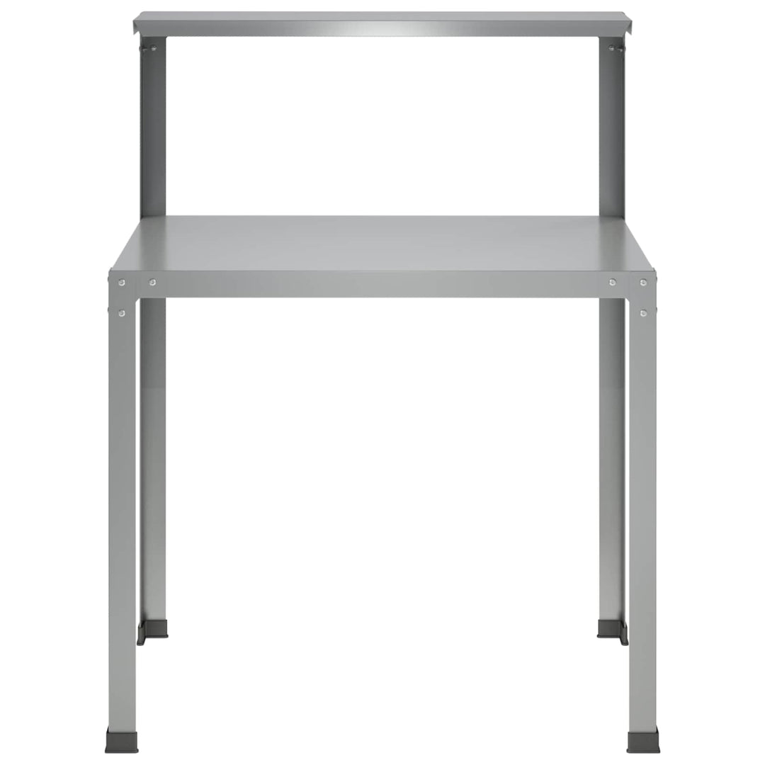 Plantebord 80 x 50 x 104 cm Galvaniseret stål Sølv