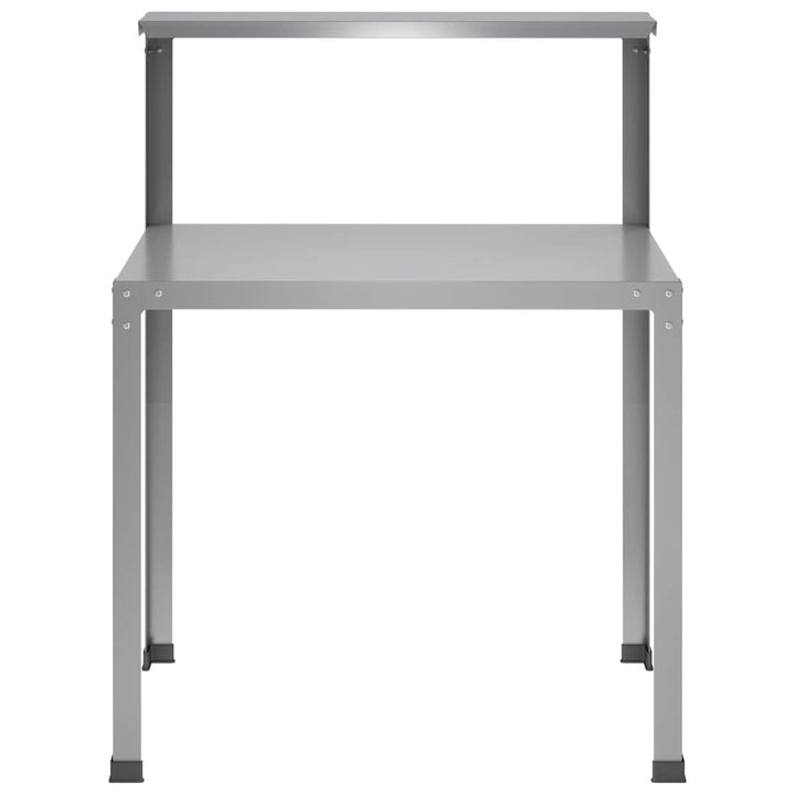 Plantebord 80 x 50 x 104 cm Galvaniseret stål Sølv