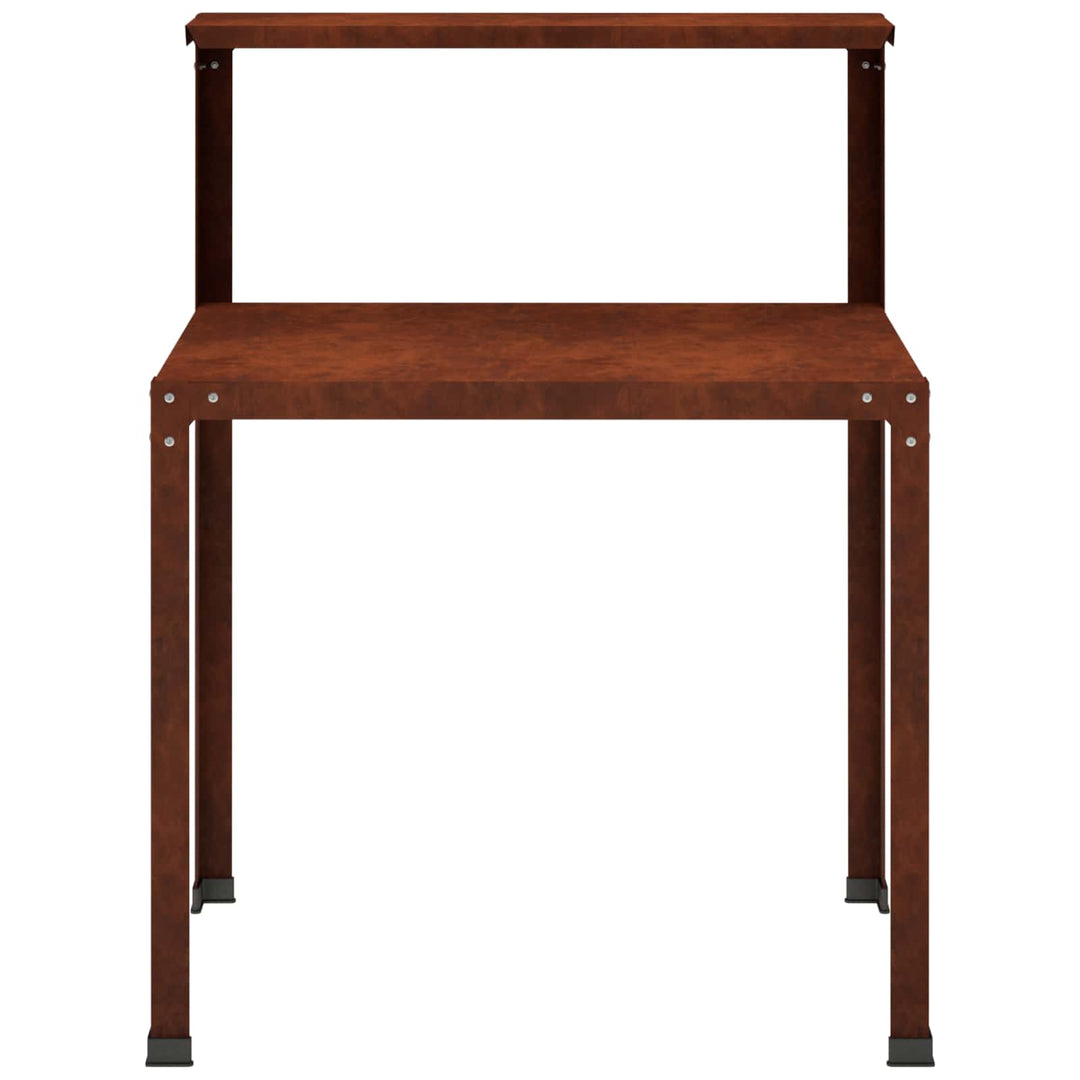 Plantebord 80 x 50 x 104 cm Cortenstål Rusten