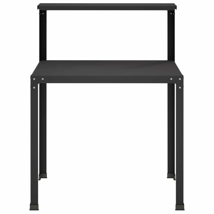 Plantebord 60 x 50 x 104 cm Pulverlakeret stål Sort
