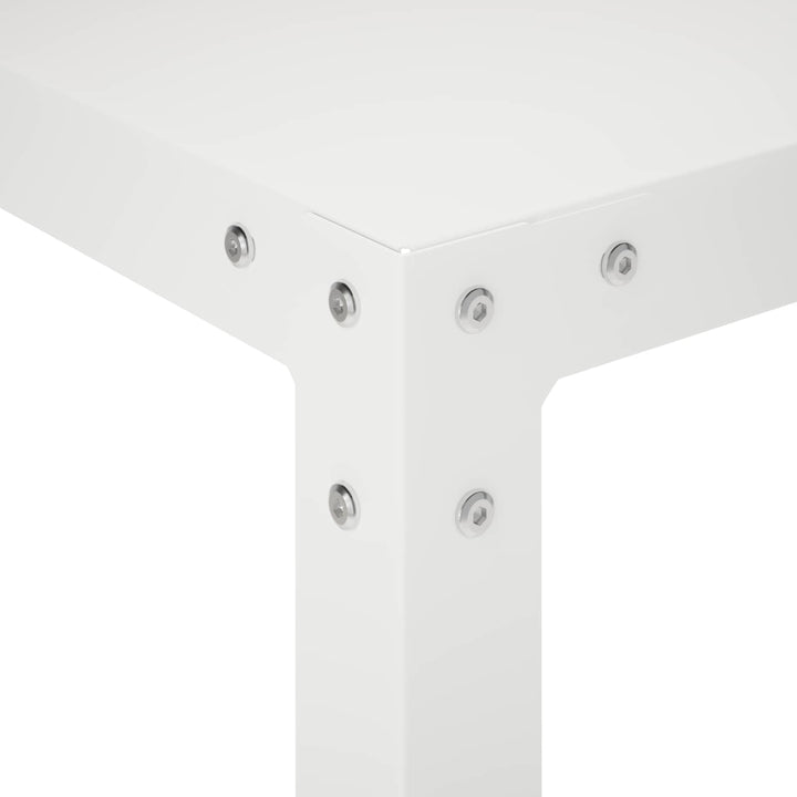 Plantebord 60 x 50 x 104 cm Pulverlakeret stål Hvid