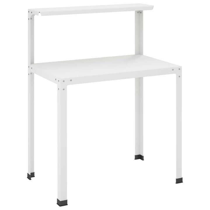 Plantebord 60 x 50 x 104 cm Pulverlakeret stål Hvid