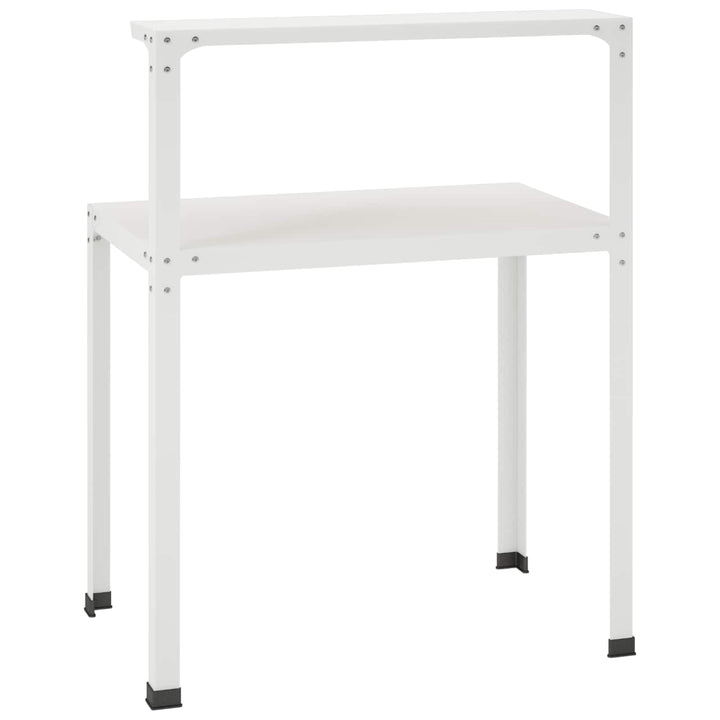 Plantebord 60 x 50 x 104 cm Pulverlakeret stål Hvid