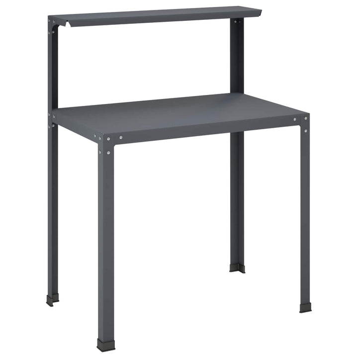 Plantebord 60 x 50 x 104 cm Pulverlakeret stål Antracit