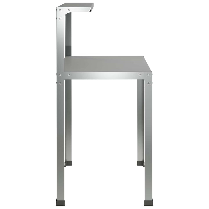 Plantebord 60 x 50 x 104 cm Galvaniseret stål Sølv