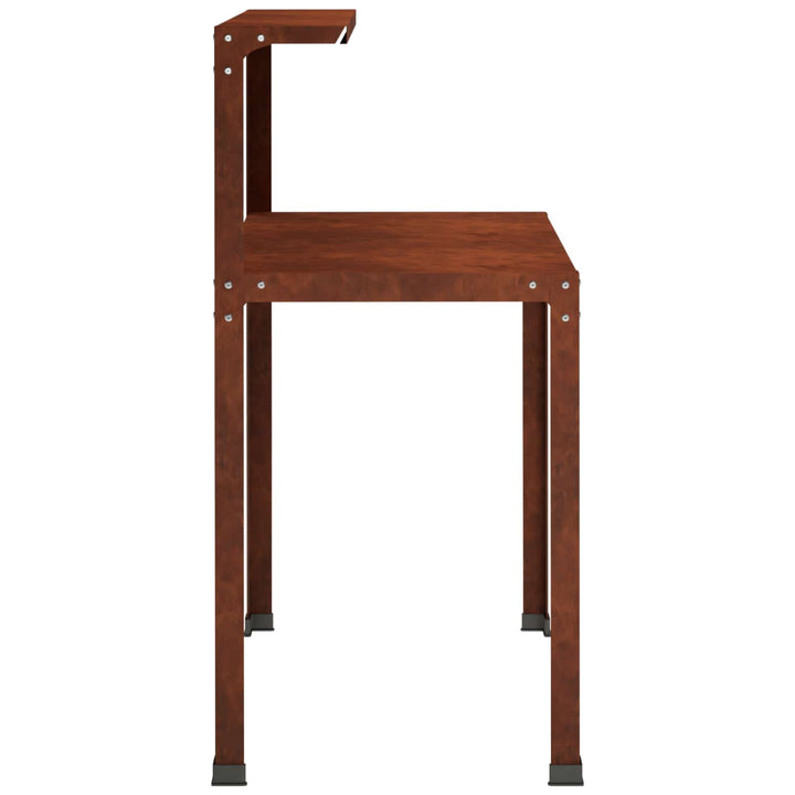 Plantebord 60 x 50 x 104 cm Cortenstål Rusten