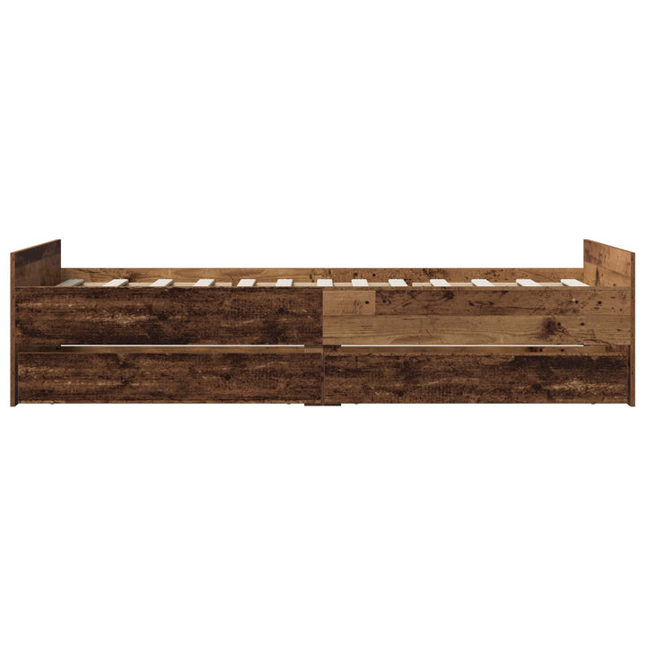 Sengestel Gammelt træ 100 x 200 cm Konstrueret træ