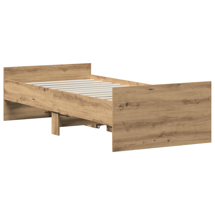 Sengestel Artisan-eg 100 x 200 cm Konstrueret træ