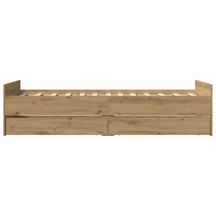 Sengestel Artisan-eg 100 x 200 cm Konstrueret træ