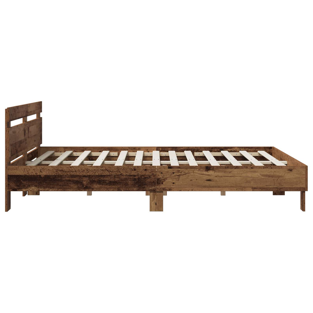 Sengestel Gammelt træ 120 x 190 cm Konstrueret træ