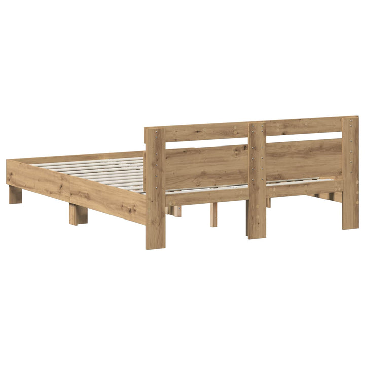 Sengestel Artisan-eg 120 x 190 cm Konstrueret træ