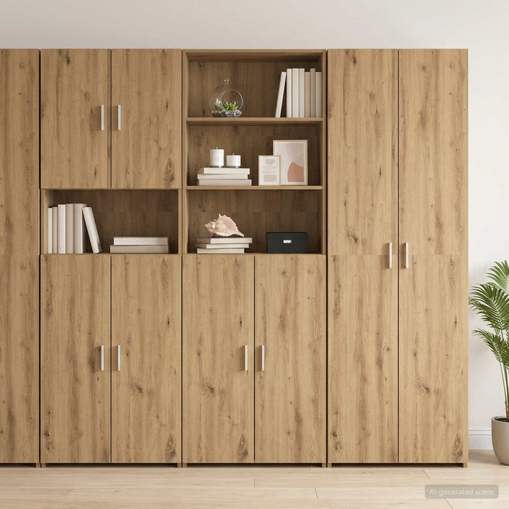 Highboard Artisan-eg 70 x 42,5 x 185 cm Konstrueret træ