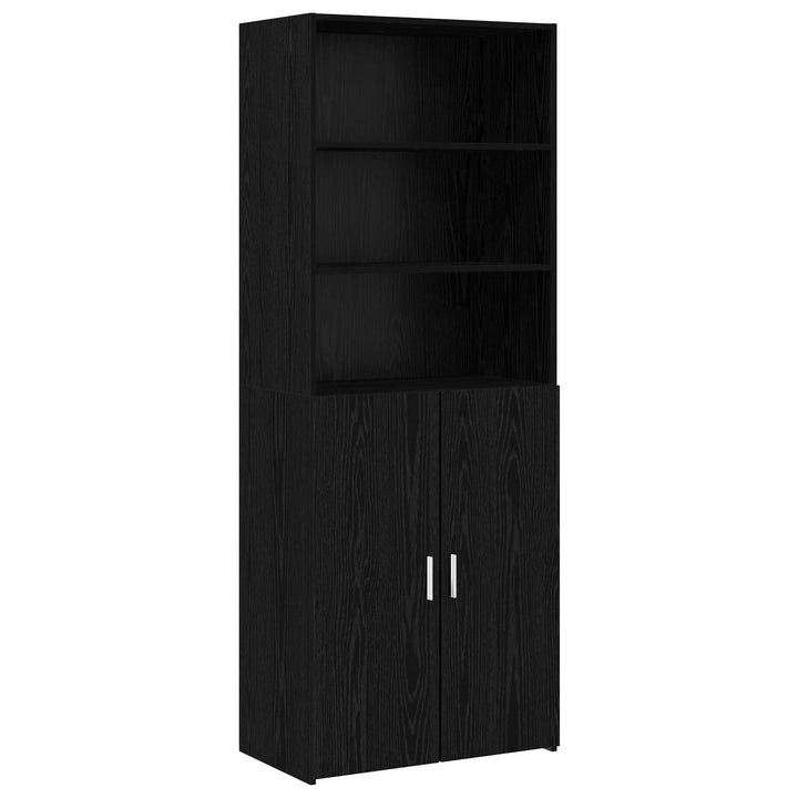Highboard Sort eg 70 x 42,5 x 185 cm Konstrueret træ