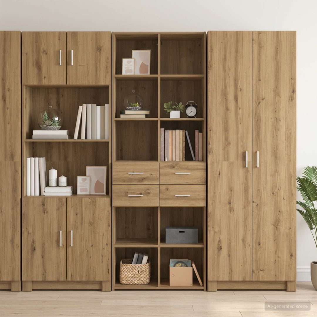 Bogreol Artisan-eg 30 x 42.4 x 185.2 cm