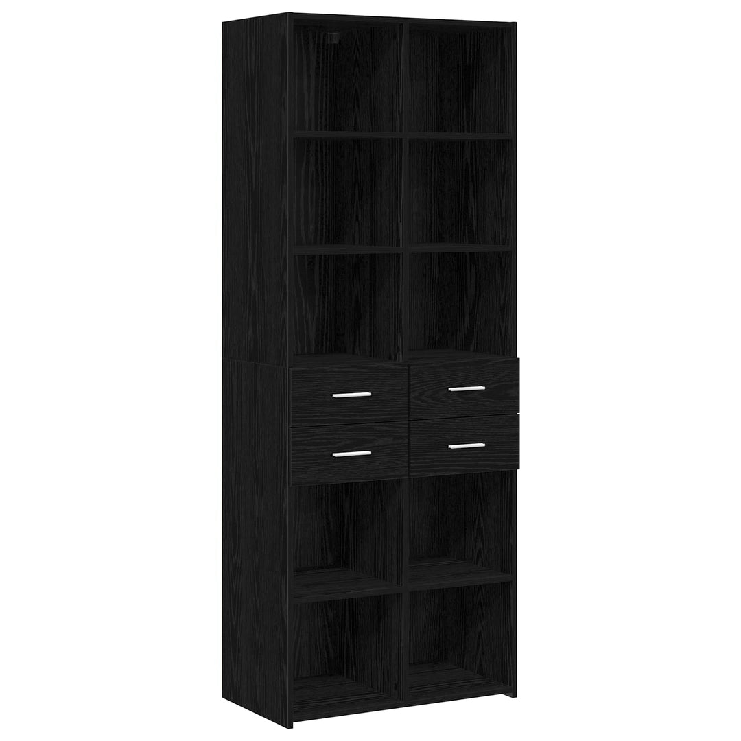 Bogreol Sort eg 30 x 42.4 x 185.2 cm