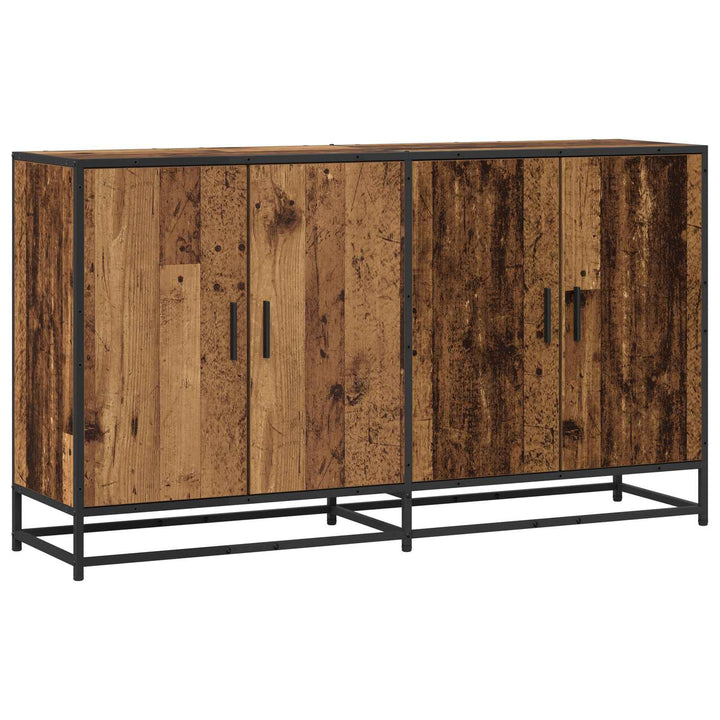 Sideboard Gammelt træ 134 x 35 x 76 cm Konstrueret træ