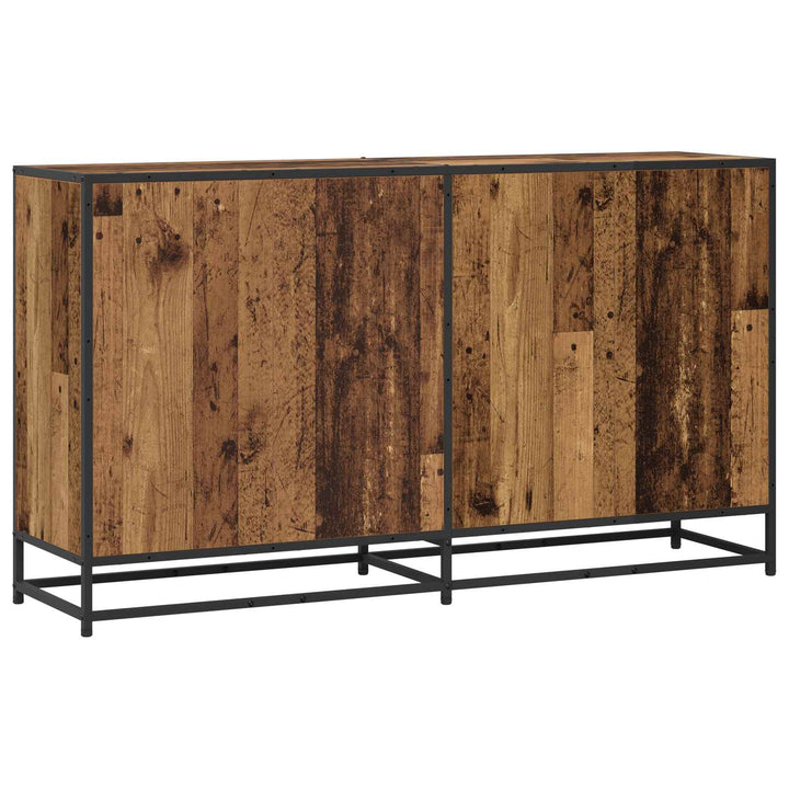 Sideboard Gammelt træ 134 x 35 x 76 cm Konstrueret træ