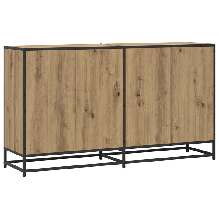 Sideboard Artisan-eg 134 x 35 x 76 cm Konstrueret træ