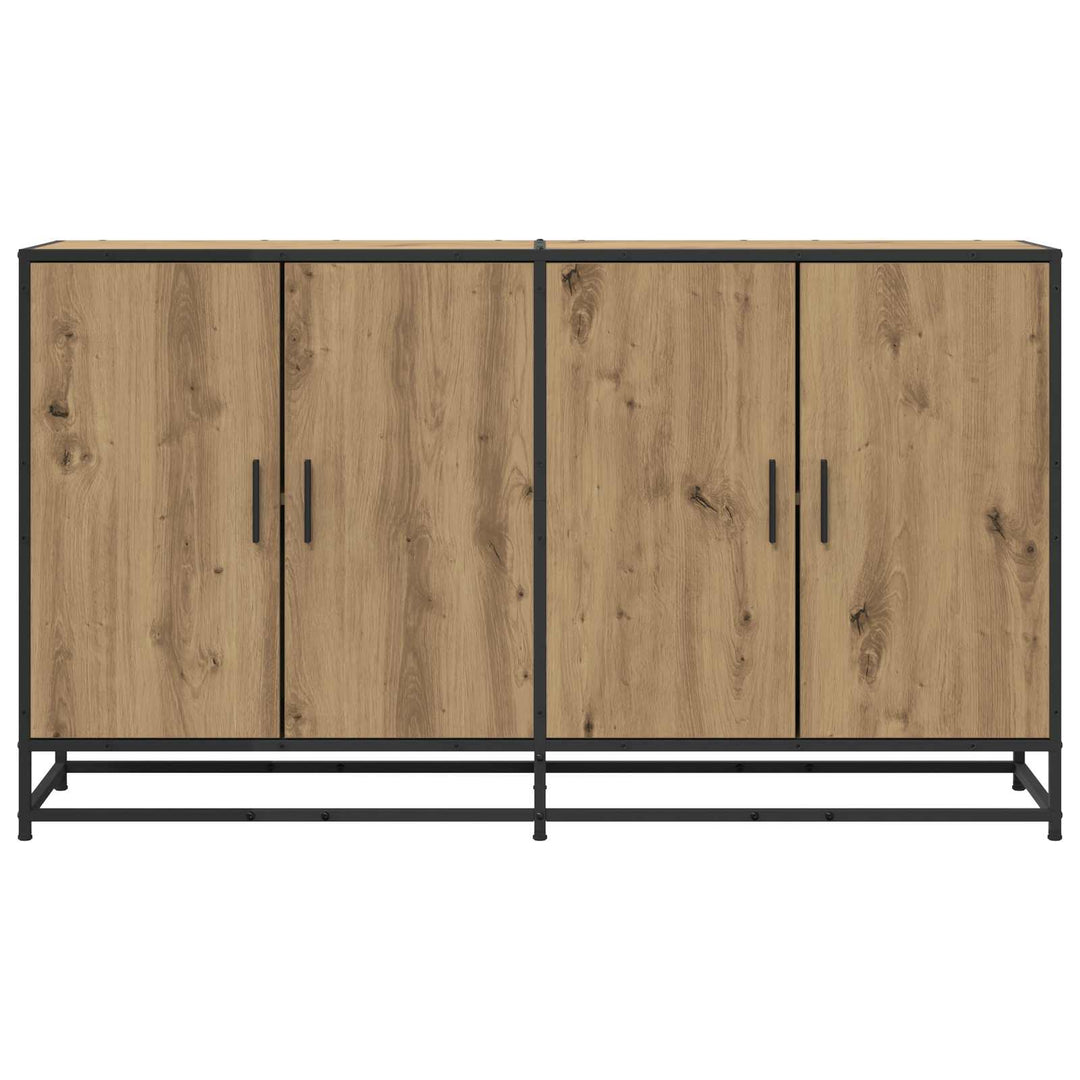 Sideboard Artisan-eg 134 x 35 x 76 cm Konstrueret træ