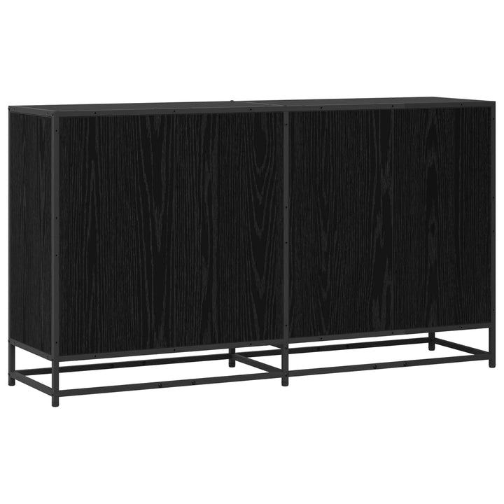 Sideboard Sort eg 134 x 35 x 76 cm Konstrueret træ
