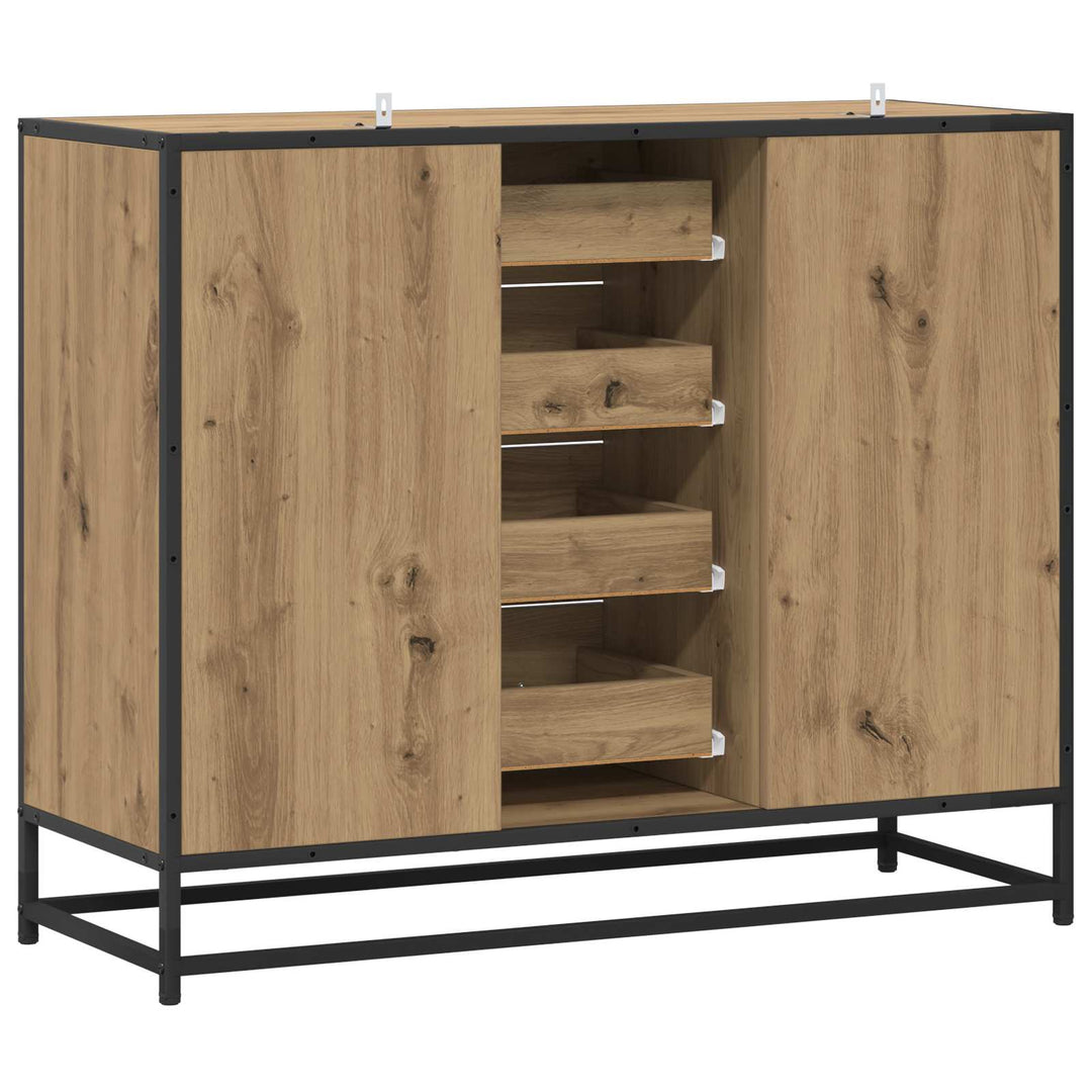 Sideboard Artisan-eg 92 x 35 x 76 cm Konstrueret træ