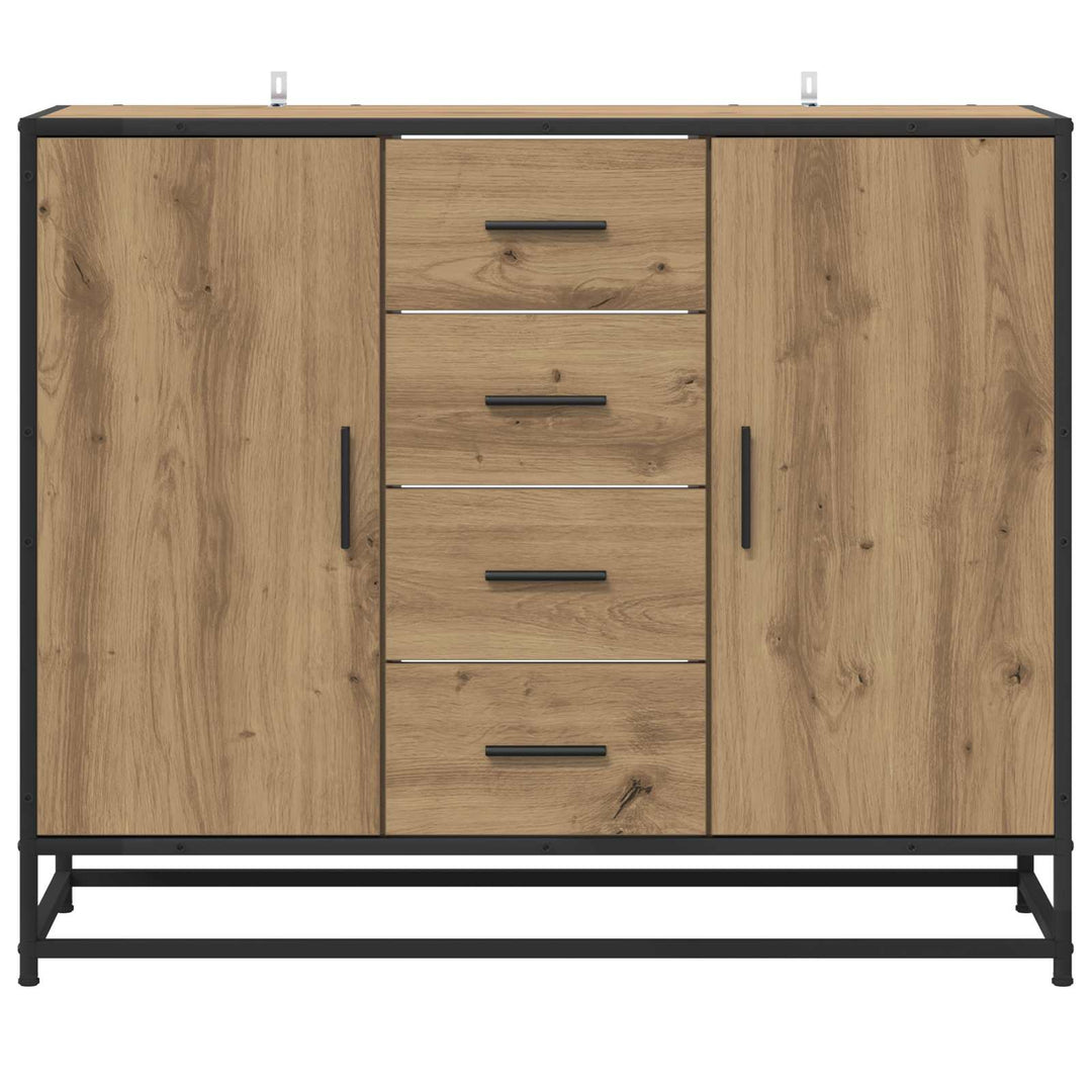 Sideboard Artisan-eg 92 x 35 x 76 cm Konstrueret træ
