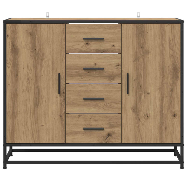 Sideboard Artisan-eg 92 x 35 x 76 cm Konstrueret træ
