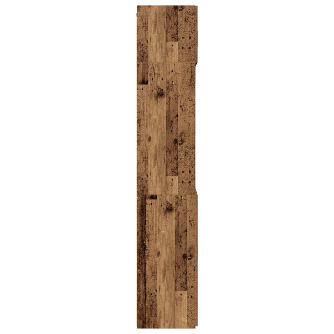 Opbevaringsskab med hylder Gammelt træ 70 x 42,5 x 225 cm